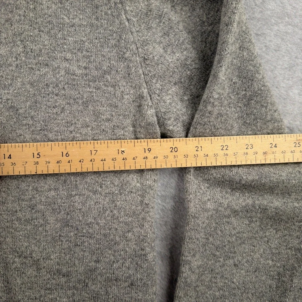 Racquet Sportswear Sweater M 42 Mens Gray Lambswool V-Neck Made in Scotland